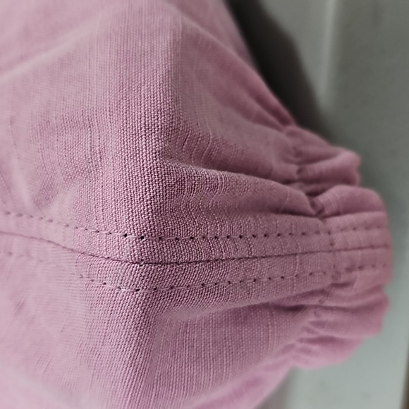 Custom One Of A Kind Pastel Pink Linen Pageboy Hat With Vintage Brooches - Picture 3 of 3